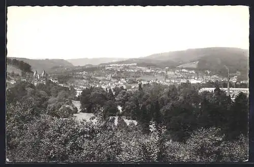 AK Mettlach /Saar, Teilansicht mit Bäumen