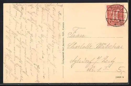 AK Ruhla, Blick vom Dornsenberg