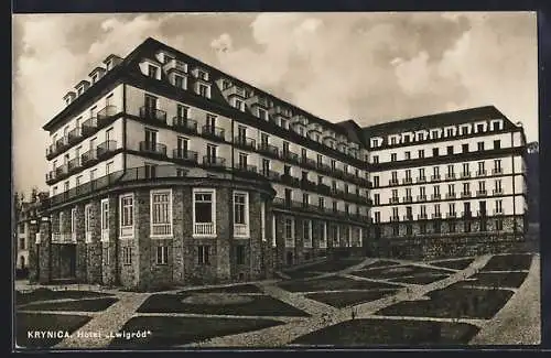 AK Krynica, Das Hotel Lwigród