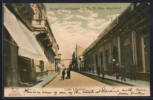 AK Rosario de Sta. Fé, Calle Libertad