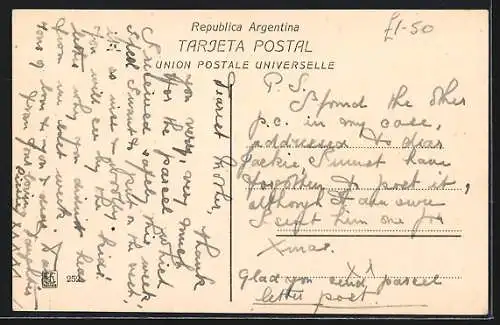 AK Rosario de Santa-Fé, Calle Corrientes, Strassenpartie