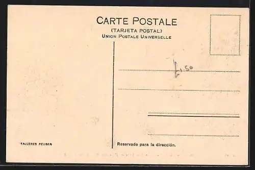 AK Rosario, Mercado Central, Calle San Luis, Strassenpartie mit Geschäften
