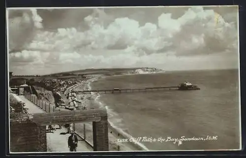 AK Sandown /I. O. W., Cliff Path & the Bay