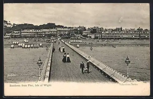 AK Sandown /Osle of Wight, Panorama from Pier