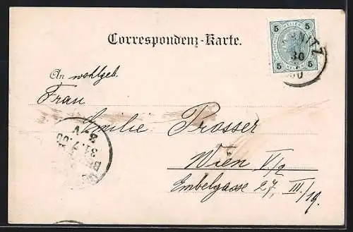 AK Muggendorf, Ortspartie auf dem Weg zu den Myrafällen