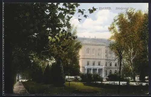 AK Zagreb, Zrinjevac sa jugoslavenskom akademijom