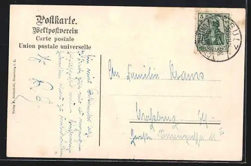 AK Sulz u. W. /Els., Synagoge, Blick auf den Ort