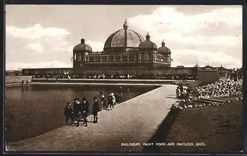 AK Rhyl, Childrens Yacht Pond and Pavilion