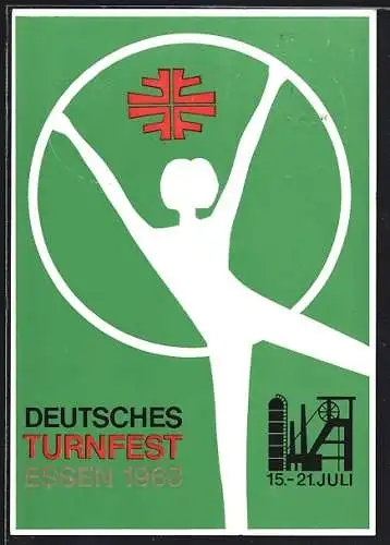 AK Essen, Deutsches Turnfest 15.-21. Juli 1963