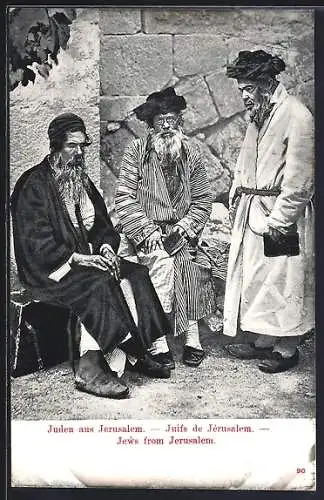 AK Juden aus Jerusalem