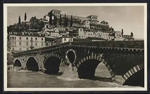 AK Verona, Ponte Pietra e Castel S. Pietro, Brücke