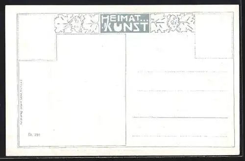 Künstler-AK Otto Stoitzner: Furth, Ortsansicht mit Stift Göttweig