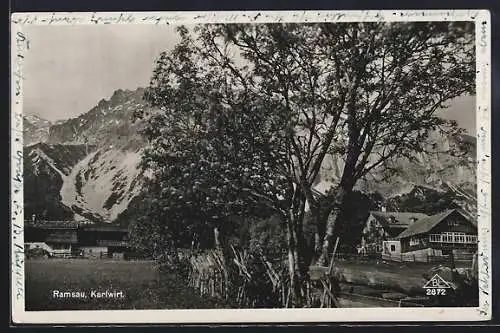 AK Ramsau, der Gasthof Karlwirt