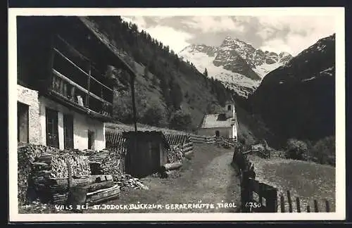 AK Vals bei St. Jodock, Blick zur Geraerhütte