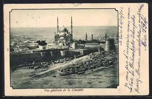 AK Kairo, Vue generale de la Citadelle