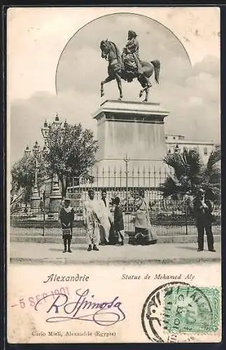 AK Alexandrie, Statue de Mohamed Aly