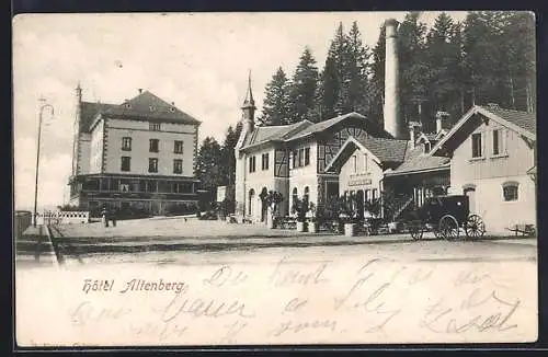 AK Altenberg, Blick auf das Hotel