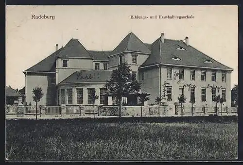 AK Radeburg, an der Bildungs- und Haushaltungsschule