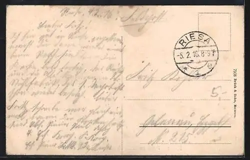 AK Riesa, Partie im Stadtpark, Konzertplatz