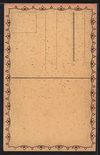 Künstler-AK Kleiner Holländer führt seinen Dackel an der Leine