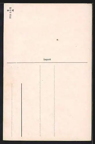 AK Tanzende Maikäfer, Pfingstgruss