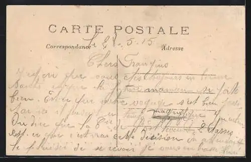 AK La Grande Guerre 1914, Belges retrouvant leur maison détruite à leur retour de Hollande, Familie mit Hundegespann