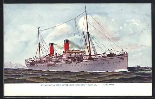 AK Union-Castle Line Royal Mail Steamer Norman, Passagierschiff