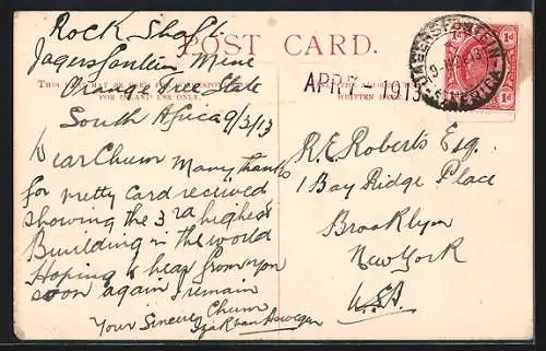 AK Passagierschiff RMS Briton vor der Küste, Union-Castle Line