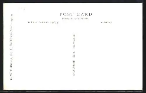 AK Passagierschiff R.M.M.V. Carnarvon Castle auf hoher See, The Union Castle Mail Steamship