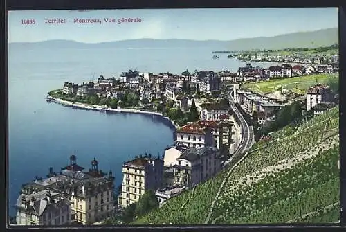 AK Territet-Montreux, Vue générale