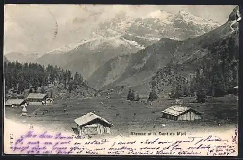 AK Barmaz, Panorama et la Dent du Midi