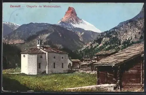 AK Zermatt, Chapelle de Winkelmatten