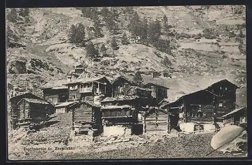 AK Zermatt, Dorfpartie