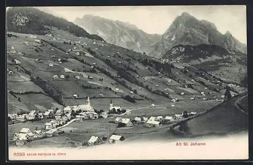 AK Alt St. Johann, Totalansicht im Tal