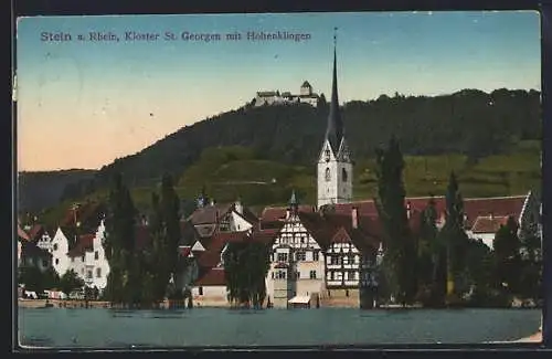 AK Stein a. Rhein, Kloster St. Georgen mit Hohenklingen