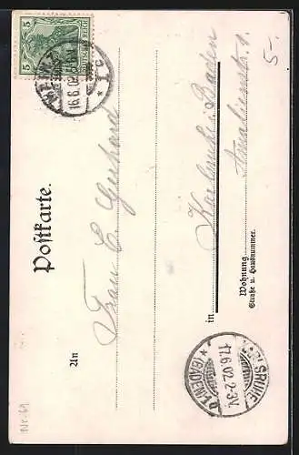 AK Mainz, Gutenberg-Denkmal