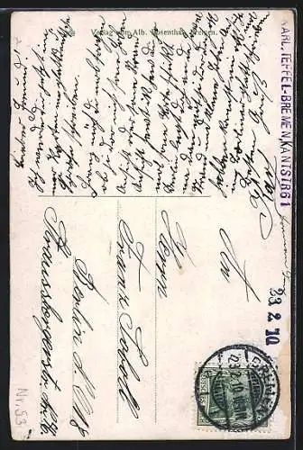 AK Bremen, Roland der Riese mit Passanten