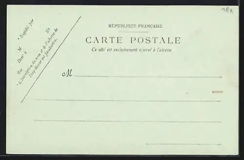 AK Paris, La Rue Saint-Lazare, Strassenpartie mit Strassenbahn