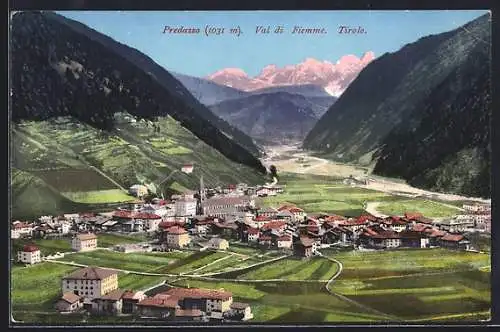 AK Predazzo, Vue Panoramique, Val di Fiemme