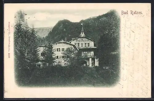AK Bad Ratzes, Blick zum Hotel Bad Ratzes