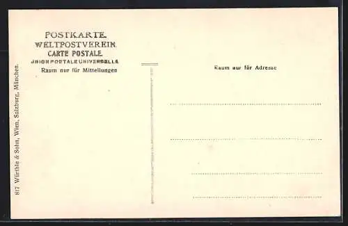AK Meran, Partie an der Gilfpromenade
