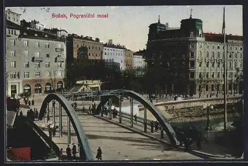 AK Susak, Flusspartie mit Brücke