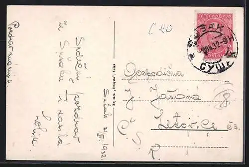 AK Susak, Flusspartie mit Brücke