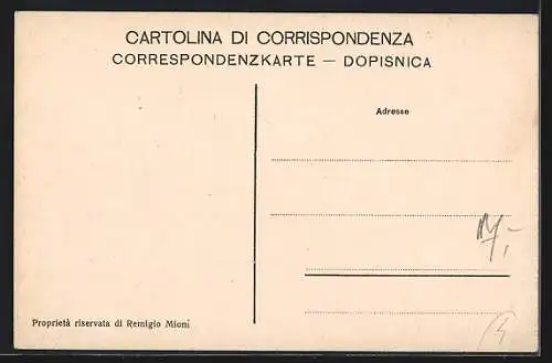 AK Lussinpiccolo, Bagni di Cigale vista generale, Segelboot