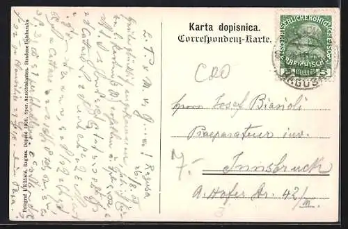 AK Ragusa, Ansicht mit Vorstadt