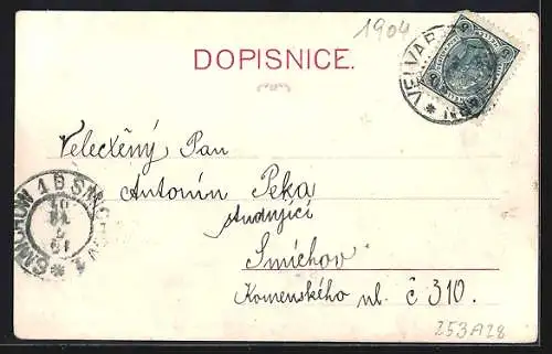 AK Velvary, Cukrovar, Stalety Topol, Námesti se Sochou Panny Marie