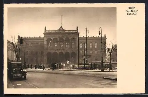 AK Berlin-Tiergarten, Potsdamer Bahnhof