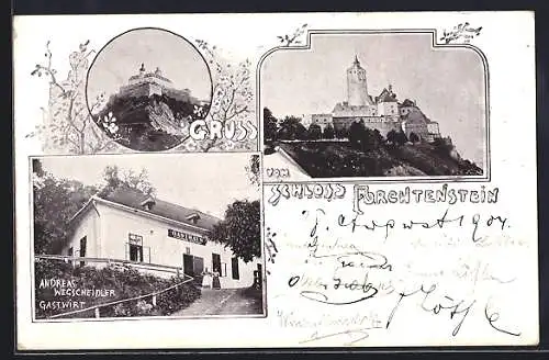 AK Forchtenstein, Schloss Forchtenstein, Gasthaus Andreas Wegscheidler