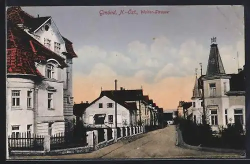 AK Gmünd, Partie mit Walter-Strasse