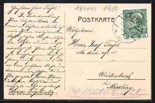 AK Kasten, Ortspartie mit Kapelle